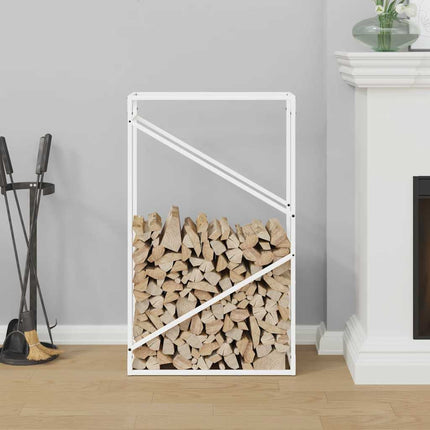 Vedställ vit 60x25x100 cm kallvalsat stål