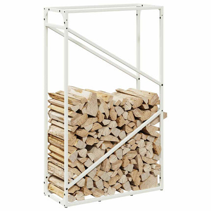 Vedställ vit 60x25x100 cm kallvalsat stål