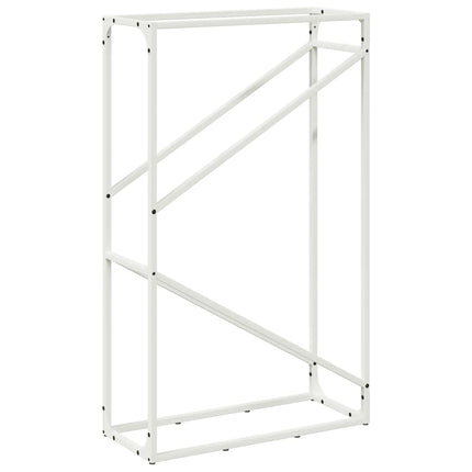 Vedställ vit 60x25x100 cm kallvalsat stål