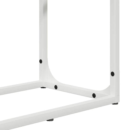 Vedställ vit 60x25x100 cm kallvalsat stål