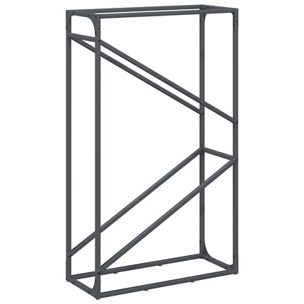 Vedställ antracit 60x25x100 cm kallvalsat stål