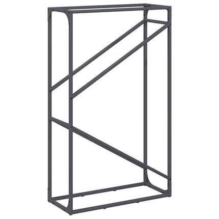 Vedställ antracit 60x25x100 cm kallvalsat stål