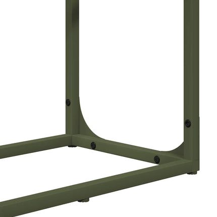 Vedställ olivgrön 60x25x100 cm kallvalsat stål