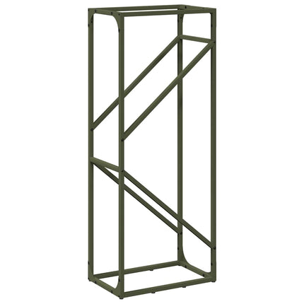 Vedställ olivgrön 40x25x100 cm kallvalsat stål