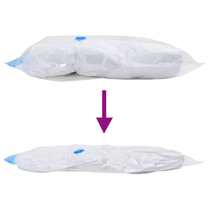 Förvaringspåsar 5 pcs Transparent och Blå 60 x 40 cm
