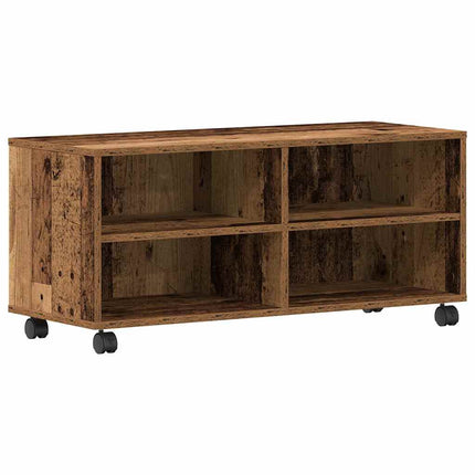 TV-skåp 90 x 35 x 40,5 cm Brun Konstruerat trä