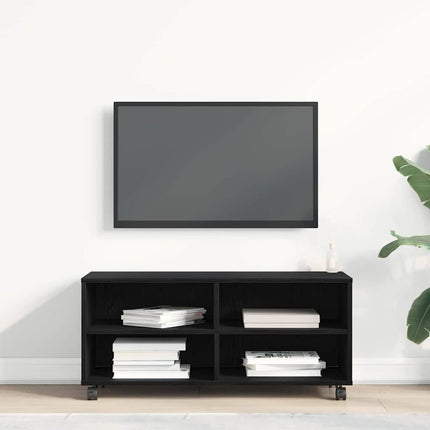 TV-skåp Svart 90 x 35 x 40,5 cm Konstruerat trä