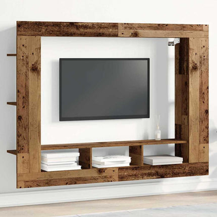 TV-skåp Gammalt trä 152 x 22 x 113 cm Konstruerat trä