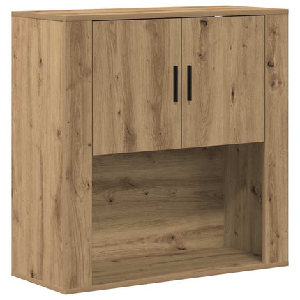 Väggskåp med hylla artisan ek 80 x 33 x 80 cm Konstruerat trä