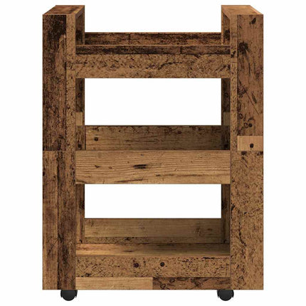 Köksvagn Ekträ 60 x 45 x 80 cm Konstruerat trä
