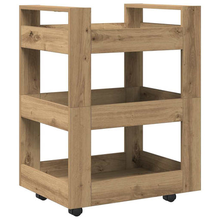 Köksvagn Artisan Ek 60 x 45 x 80 cm Konstruerat trä