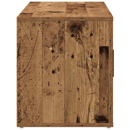 TV-skåp 100 x 35 x 40 cm Gammalt trä Konstruerat trä