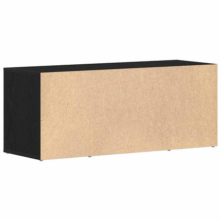 TV-skåp Svart ek 100 x 35 x 40 cm Konstruerat trä