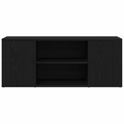 TV-skåp Svart ek 100 x 35 x 40 cm Konstruerat trä