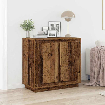 Sideboard Gammalt trä 80 x 40 x 75 cm Konstruerat trä