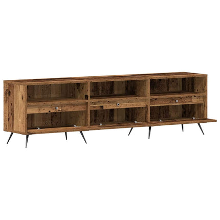TV-skåp 150 x 30 x 44,5 cm Gammalt trä Konstruerat trä
