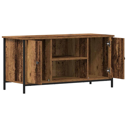 TV-skåp 100 x 40 x 50 cm Gammalt trä Konstruerat trä