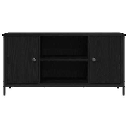 TV-skåp Svart ek 100 x 40 x 50 cm Konstruerat trä