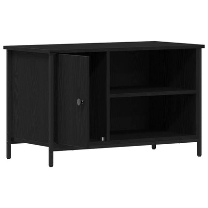 TV-skåp 80 x 40 x 50 cm Svart ek Konstruerat trä