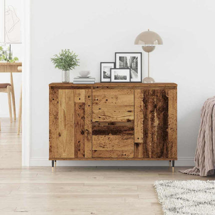 Sideboard Gammalt trä 101,5 x 35 x 70 cm Konstruerat trä