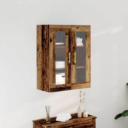 Väggskåp Gammalt trä 69,5 x 34 x 90 cm Konstruerat trä