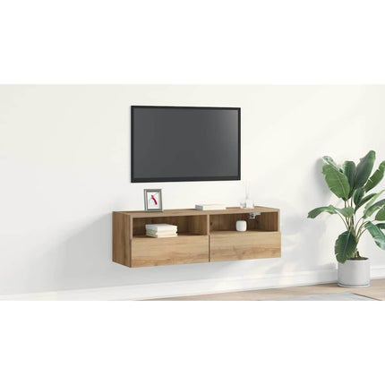 TV Vägghylla 100 x 30 x 30 cm artisan ek Konstruerat trä