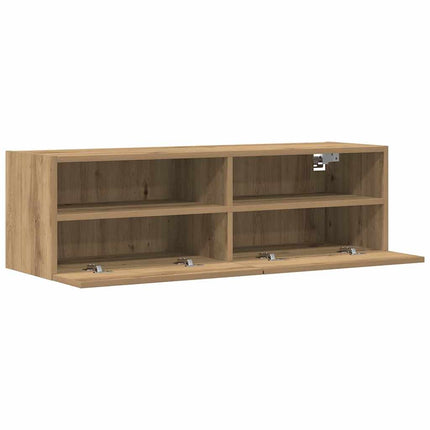 TV Vägghylla 2 pcs artisan ek 100 x 30 x 30 cm Konstruerat trä