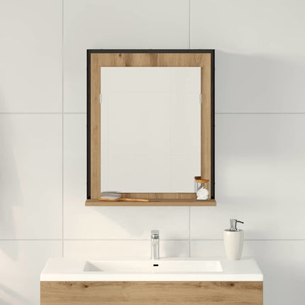 Spegel artisan ek 50 x 12 x 60 cm Glas och konstruerat trä