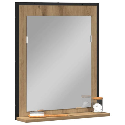 Spegel artisan ek 50 x 12 x 60 cm Glas och konstruerat trä