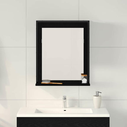 Spegel Svart ek 50 x 12 x 60 cm Glas och konstruerat trä