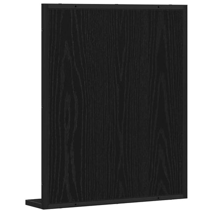 Spegel Svart ek 50 x 12 x 60 cm Glas och konstruerat trä