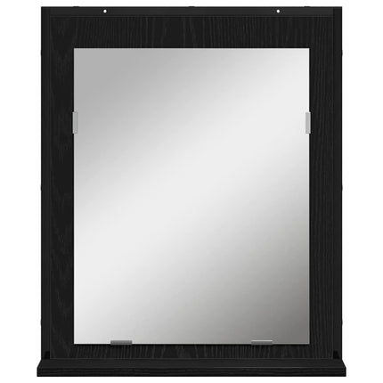 Spegel Svart ek 50 x 12 x 60 cm Glas och konstruerat trä