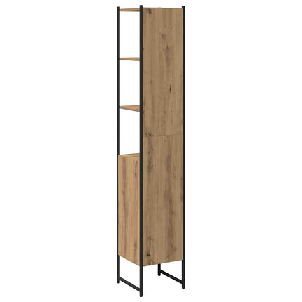 Badrumsskåp artisan ek 33 x 33 x 185,5 cm Konstruerat trä