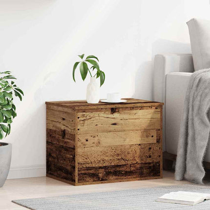 Förvaringslåda Gammalt trä 60 x 42 x 46 cm Konstruerat trä