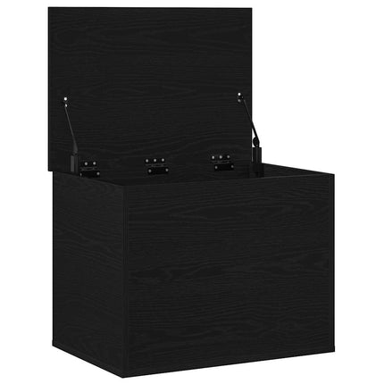 Förvaringslåda Svart ek 60 x 42 x 46 cm Konstruerat trä