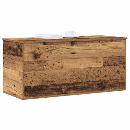 Förvaringslåda Gammalt trä 100 x 42 x 46 cm Konstruerat trä