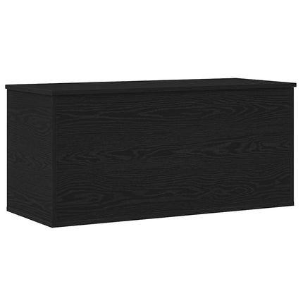Förvaringslåda Svart ek 100 x 42 x 46 cm Konstruerat trä