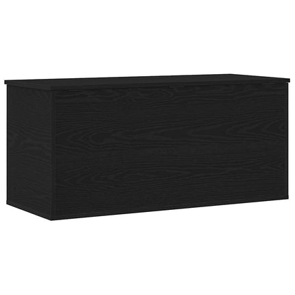 Förvaringslåda Svart ek 100 x 42 x 46 cm Konstruerat trä