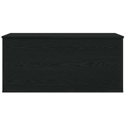 Förvaringslåda Svart ek 100 x 42 x 46 cm Konstruerat trä