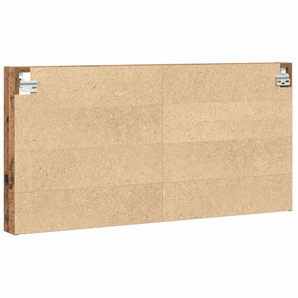 Visningsskåp Gammalt trä 100 x 8,5 x 50 cm Konstruerat trä