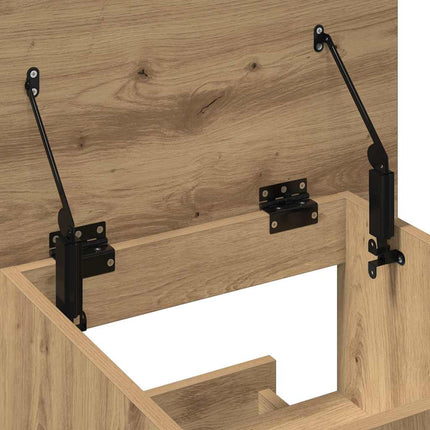 Podium med låda Artisan Ek 55 x 55 x 107 cm Konstruerat trä