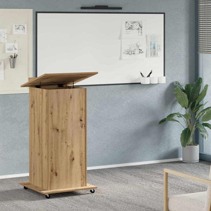 Podium Artisan Ek Konstruerat trä 55 x 55 x 107 cm
