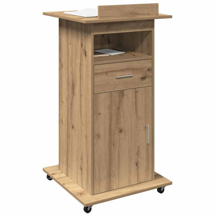 Podium Artisan Ek Konstruerat trä 55 x 55 x 107 cm