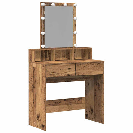Sminkbord Gammalt trä 80 x 41 x 144,5 cm Konstruerat trä