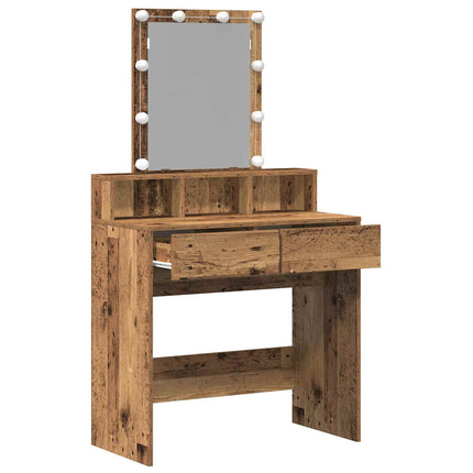 Sminkbord Gammalt trä 80 x 41 x 144,5 cm Konstruerat trä
