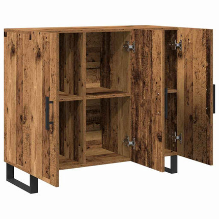 Sideboard Gammalt trä 90 x 34 x 80 cm Konstruerat trä