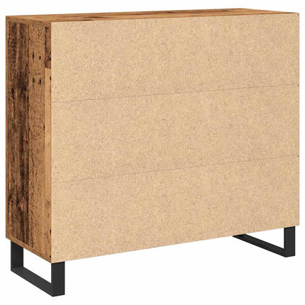 Sideboard Gammalt trä 90 x 34 x 80 cm Konstruerat trä