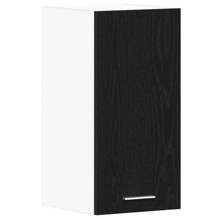 Hängskåp svart ek 30x31x60 cm konstruerat trä