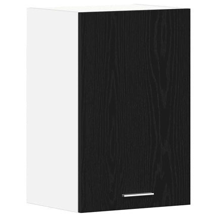 Hängskåp svart ek 40x31x60 cm konstruerat trä