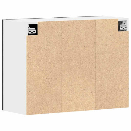 Hängande skåp Lyon Svart Ek 80 x 31 x 60 cm Konstruerat trä